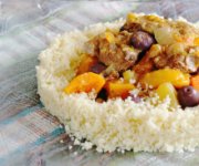 Couscous doré aux carottes et au romarin