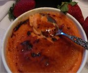 Crème brûlée à la Tequila Rose