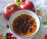 Crème brulée au cidre de glace