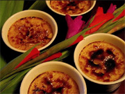 Crème brulée au rhum