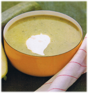 Crème de courgettes