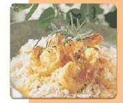 Crevettes au cari