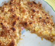 Crumble d'amandes et ananas