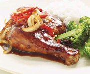 Cuisses de poulet à la sauce hoisin