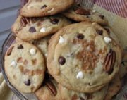 Biscuits au chocolat, caramel, pacanes 