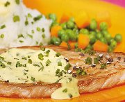 Escalopes de porc sauce moutarde