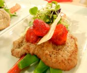 Escalopes de veau aux fraises