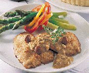 Escalopes de veau crémeuses aux noisettes