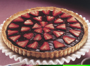 Fabuleuse tarte au chocolat et fraises