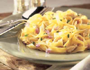 Fettucine en sauce aux palourdes