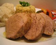 Filet de porc au cari et au gingembre