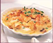 Fruits de mer au gratin