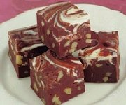 Fudge marbré à la guimauve