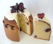 Gâteau amandes et cerises