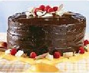 Gâteau au chocolat double décadence au glaçage lustré