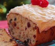 Gâteau aux fruits, glacé au Mascarpone