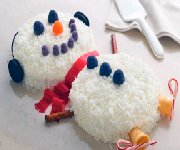 Gâteau bonhomme de neige