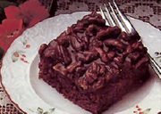 Gâteau genre brownie avec pacanes