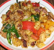 Gnocchi au pesto de tomates sches  