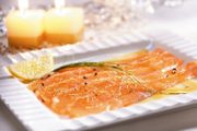 Gravlax de saumon au sucre d'érable