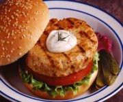 Hamburgers de poulet  la thalandaise