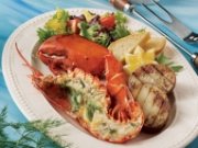 Homard grillé au parfum de citron et d'aneth