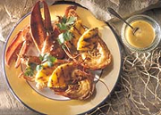 Homards grilles dijonnaise