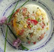 Jambon au riz à la chinoise