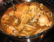 Jarrets de porc &agrave; la cr&egrave;meuse de champignons