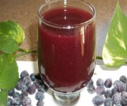 Jus de bleuets maison