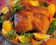 Poulet rôti au citron