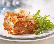 Lasagne crmeuse aux fruits de mer et fines herbes