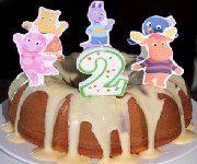 Le gâteau de fête de mes 2 ans 