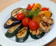 Légumes grillés au vinaigre balsamique