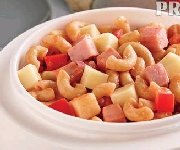 Macaroni au jambon et cheddar