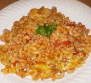 Macaroni au porc haché gratiné