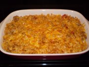 Macaroni au porc haché gratiné
