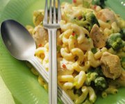 Macaroni au poulet et au brocoli