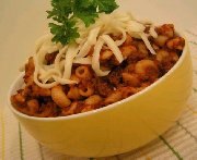 Macaroni copieux au chili