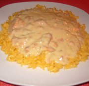 Macaroni au saumon vite fait