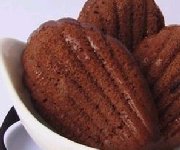 Madeleines au chocolat épicé de Valrhona