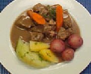 Mijoté de boeuf au vin rouge