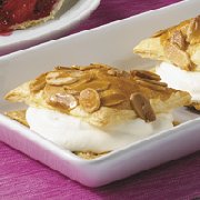 Mille-feuilles à la ricotta et aux amandes