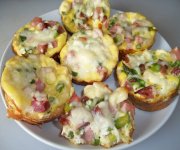 Mini quiches au jambon et au fromage