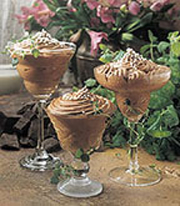 Mousse à la menthe et au chocolat