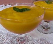 Mousse tropicale à la mangue