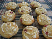 Muffins aux fraises et au chocolat blanc