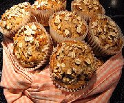 Muffins à la cannelle et gruau