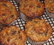 Muffins au son et au miel
