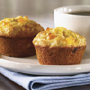 Muffins aux abricots et aux bananes